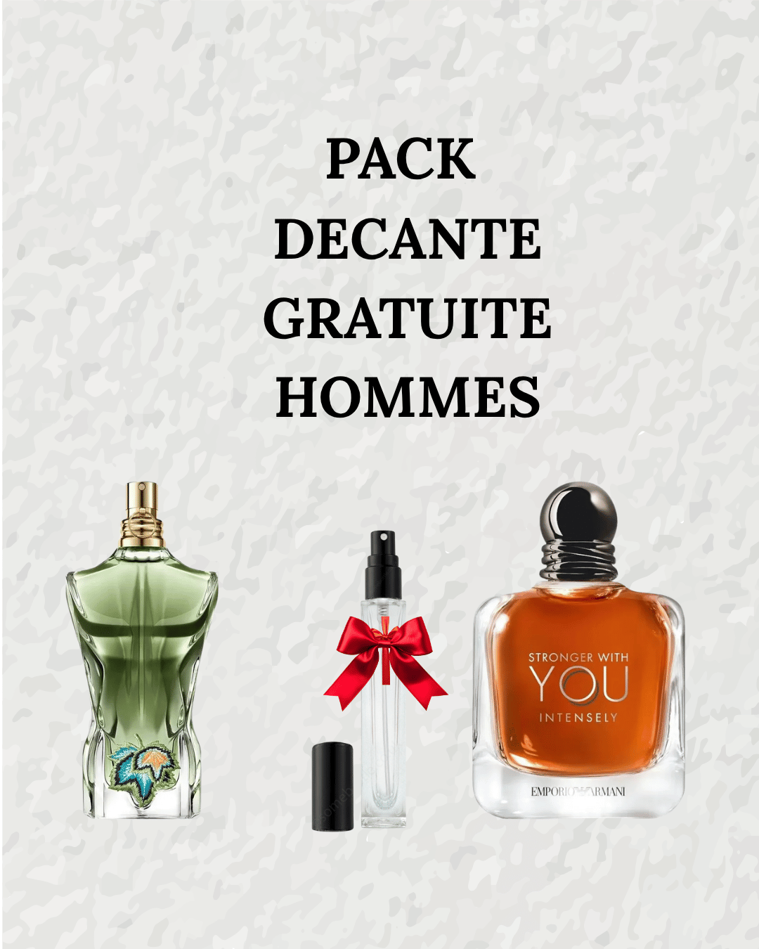 PACK DECANTE GRATUITE HOMMES